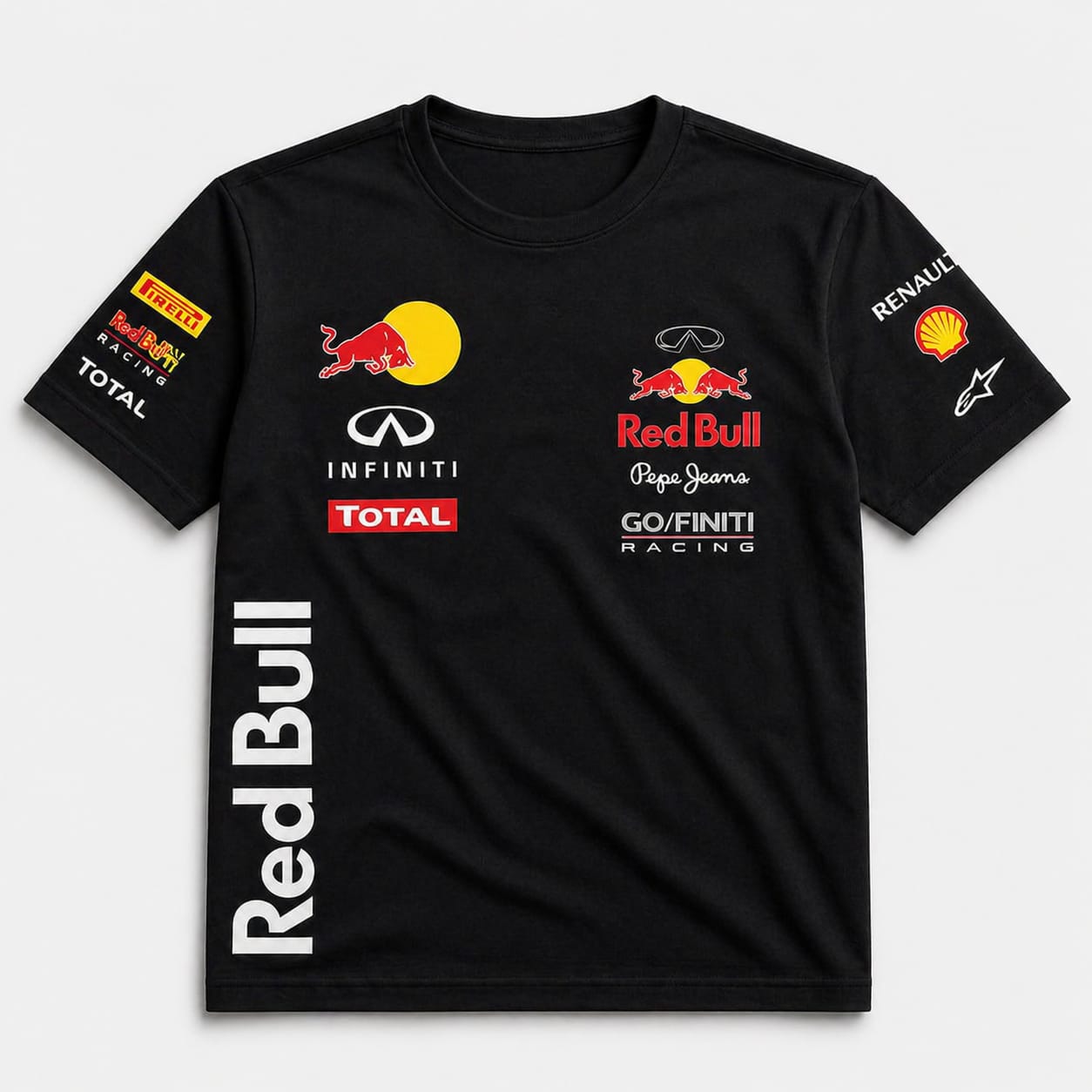 Red Bull  Black T-Shirt for Men – Formula 1 Inspired Graphic Tee | Premium Streetwear Pakistan